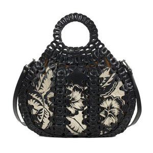 Patricia Nash Senise Satchel Cuban Carved Bag